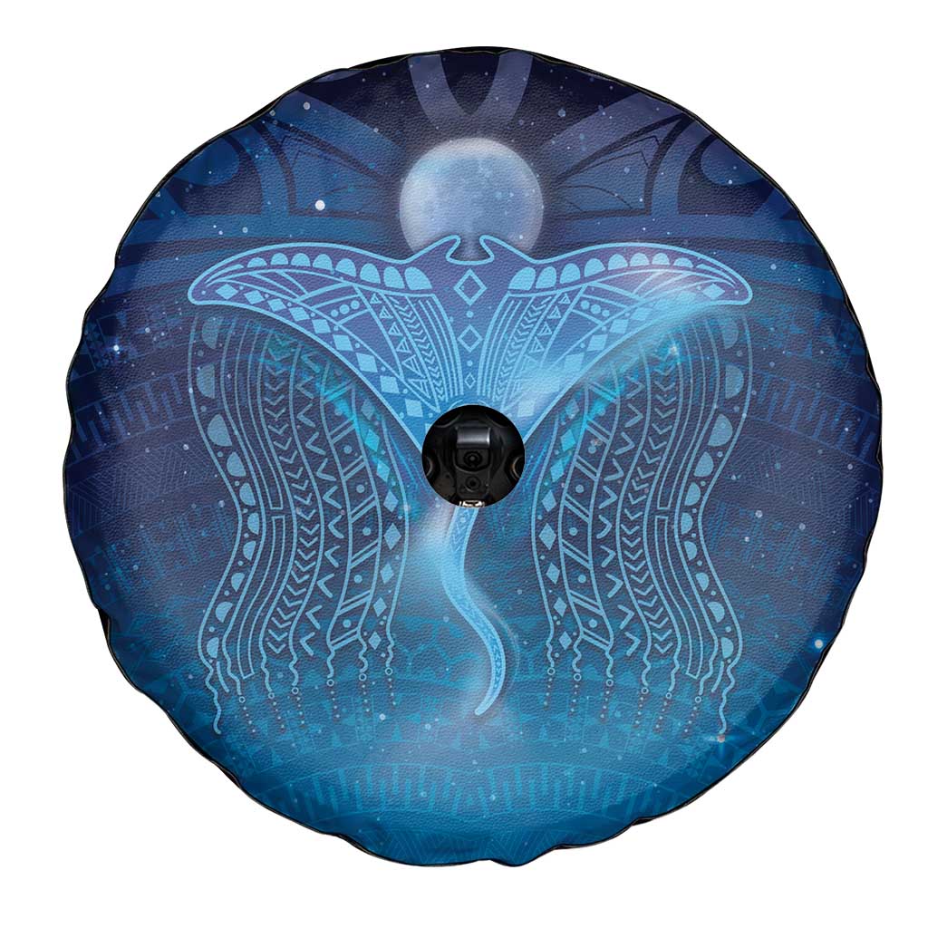 Polynesia Manta Ray Spare Tire Cover Let's The Sea Set You Free - Polynesian Pride