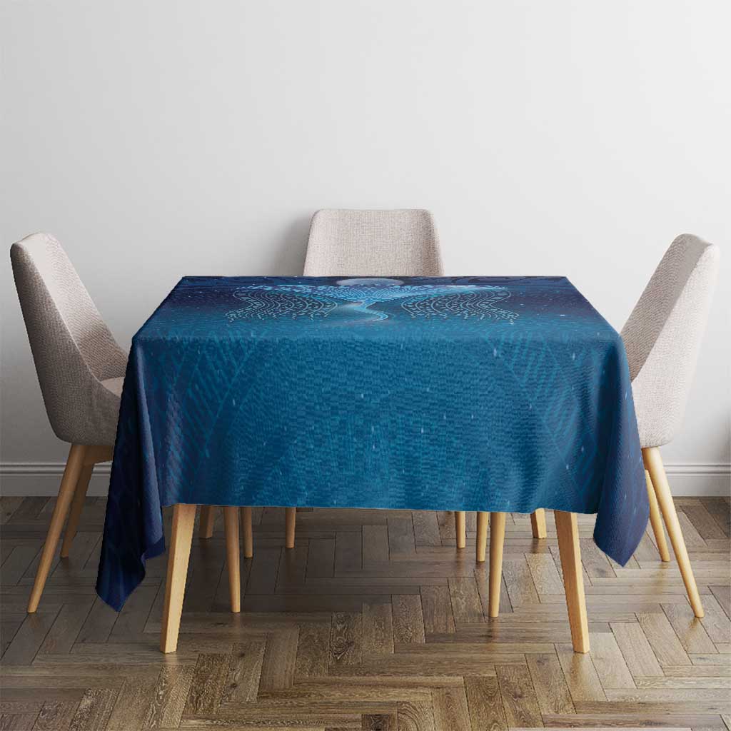 Polynesia Manta Ray Tablecloth Let's The Sea Set You Free - Polynesian Pride