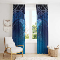 Polynesia Manta Ray Window Curtain Let's The Sea Set You Free - Polynesian Pride