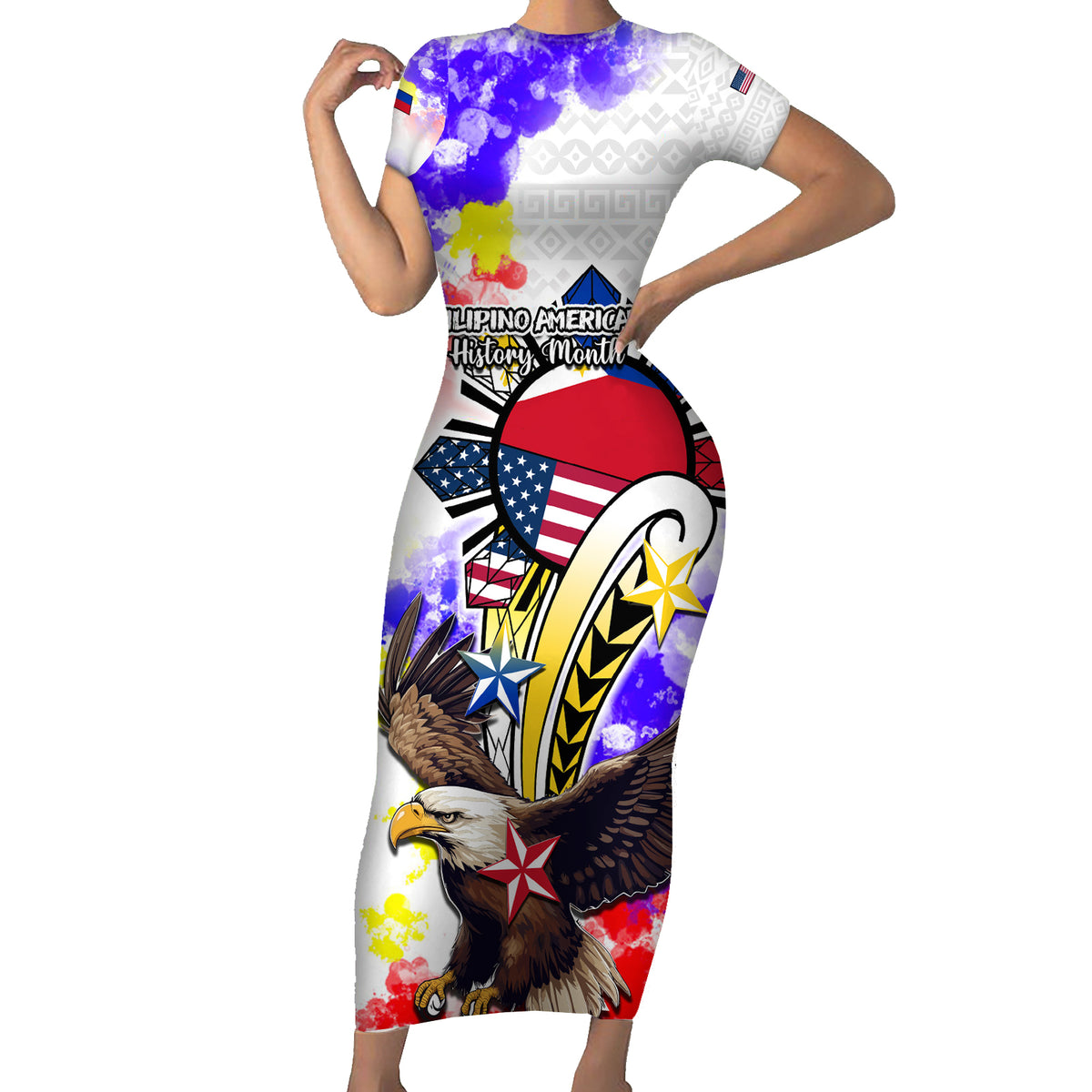 Personalized Filipino American History Month Family Matching Short Sle - Polynesian Pride Personalized Filipino American History Month Family Matching Short Sle - Polynesian Pride