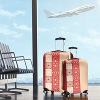 Papua New Guinea Luggage Cover Oro Tapa Pattern