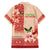 Papua New Guinea Oro Province Family Matching Off The Shoulder Long Sleeve Dress and Hawaiian Shirt Oro Birdwing Butterfly