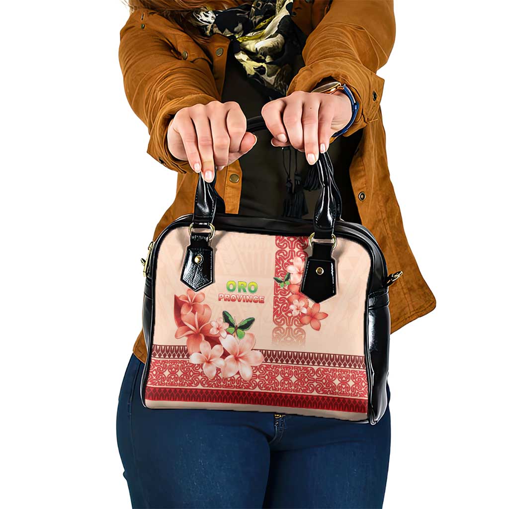 Papua New Guinea Oro Province Shoulder Handbag Oro Birdwing Butterfly LT05 One Size Beige - Polynesian Pride