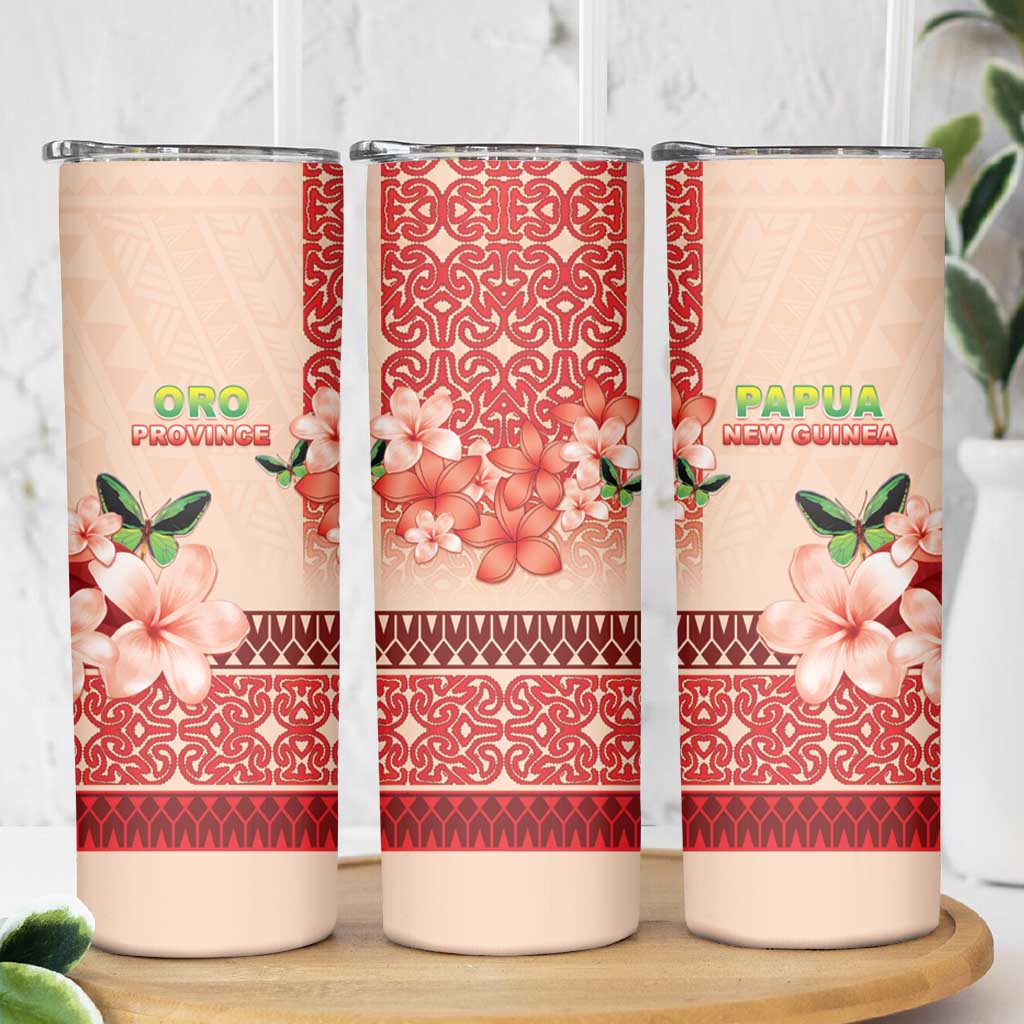 Papua New Guinea Oro Province Skinny Tumbler Oro Birdwing Butterfly