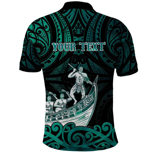 Personalised New Zealand Waka Racing Polo Shirt Maori Warriors LT05