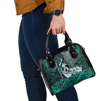 New Zealand Waka Racing Shoulder Handbag Maori Warriors