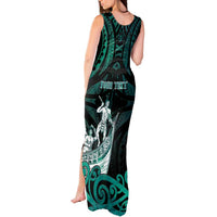 Personalised New Zealand Waka Racing Tank Maxi Dress Maori Warriors