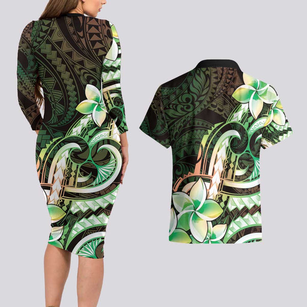 Custom Polynesian Matching Hawaiian Shirt and Dress Guam Philippines Together Blue LT14 main image 1
