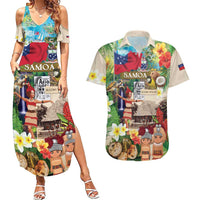 Samoa Culture Couples Matching Summer Maxi Dress and Hawaiian Shirt Embracing The Spirit
