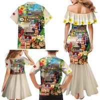 Samoa Culture Family Matching Mermaid Dress and Hawaiian Shirt Embracing The Spirit