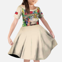 Samoa Culture Family Matching Off Shoulder Maxi Dress and Hawaiian Shirt Embracing The Spirit