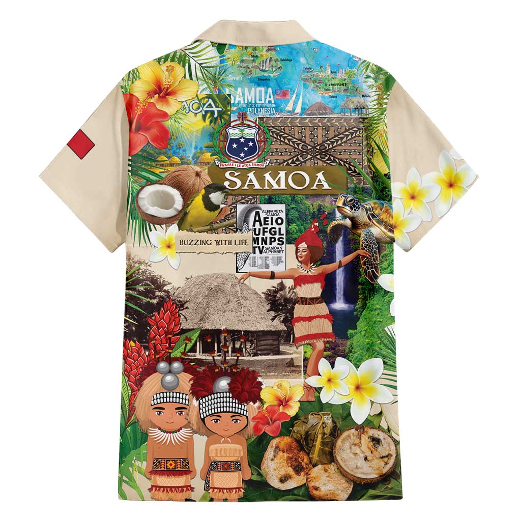 Samoa Culture Family Matching Off Shoulder Maxi Dress and Hawaiian Shirt Embracing The Spirit