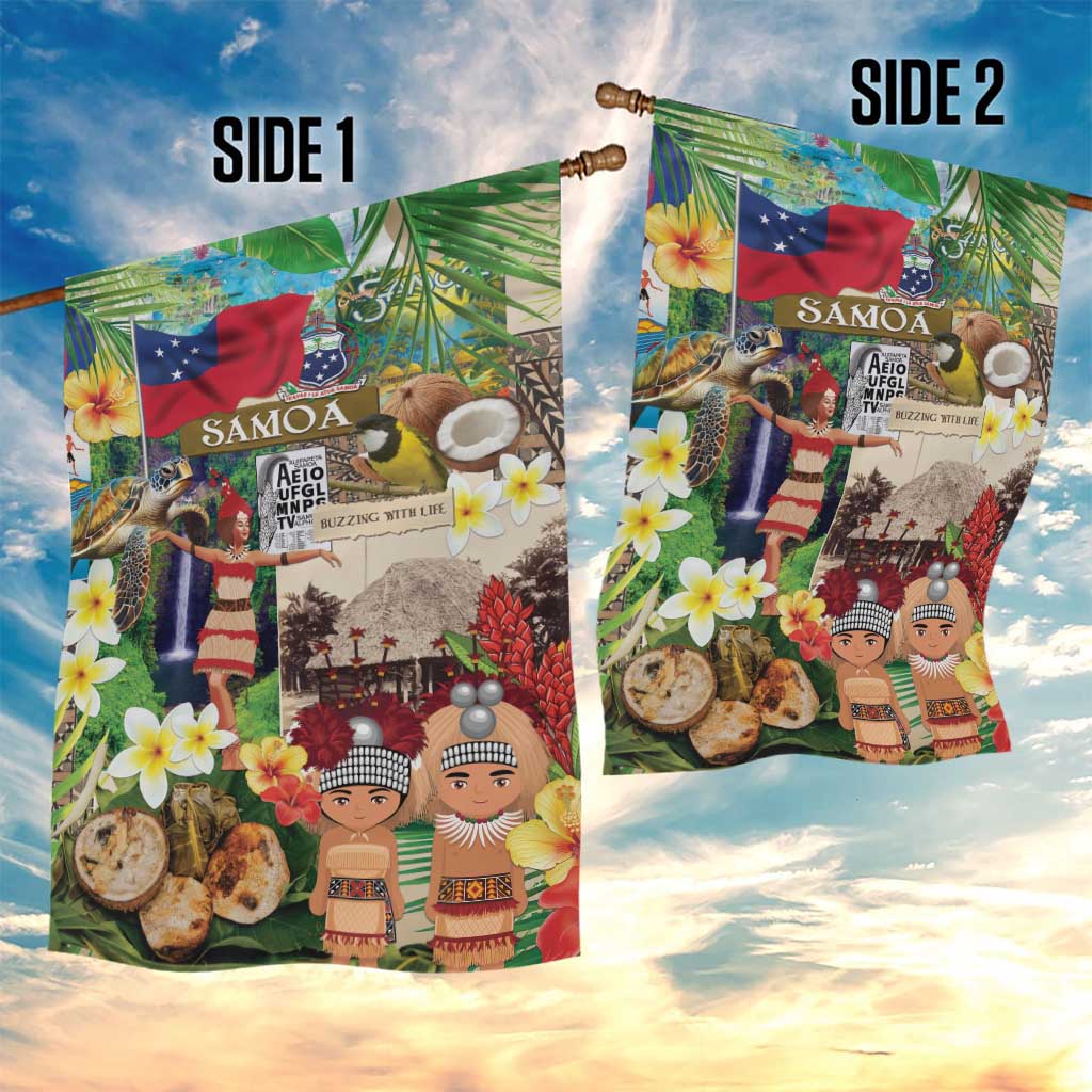 Samoa Culture Garden Flag Embracing The Spirit