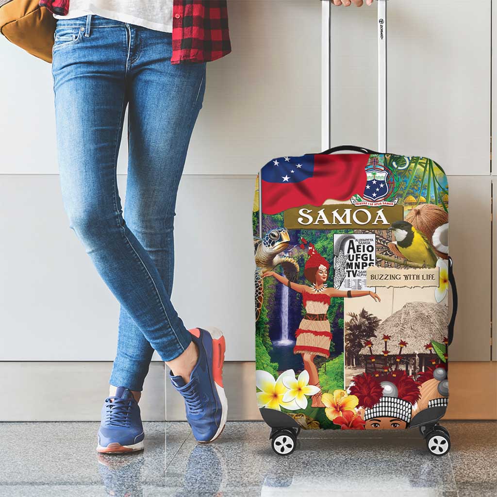 Samoa Culture Luggage Cover Embracing The Spirit LT05 - Polynesian Pride