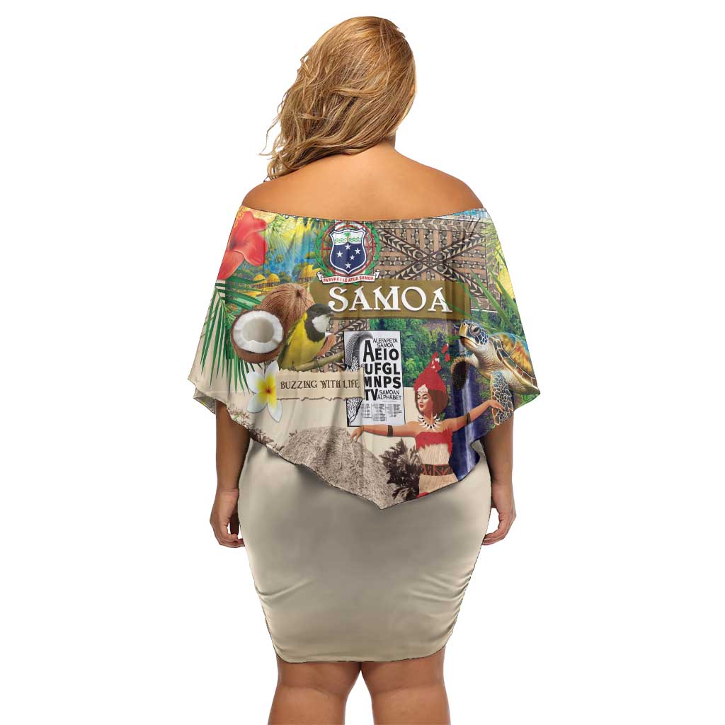 Samoa Culture Off Shoulder Short Dress Embracing The Spirit
