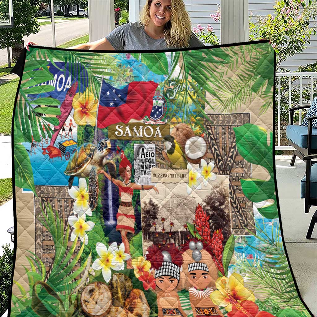 Samoa Culture Quilt Embracing The Spirit LT05 Beige - Polynesian Pride