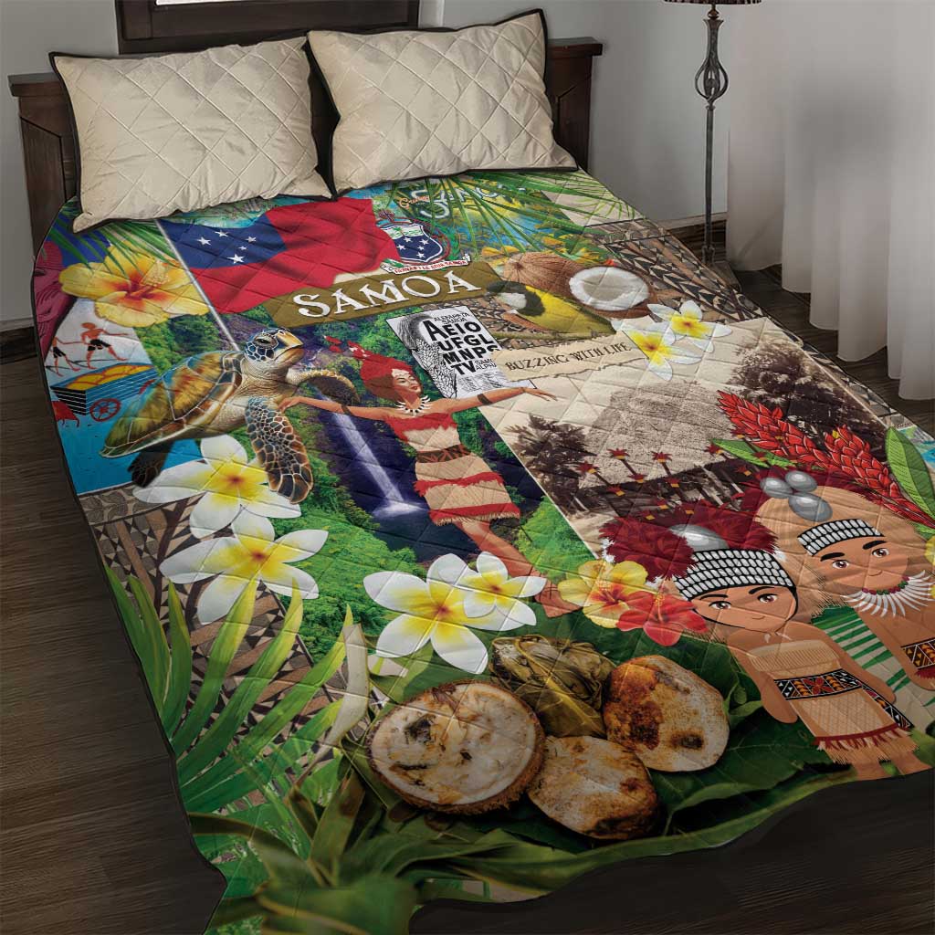 Samoa Culture Quilt Bed Set Embracing The Spirit LT05 Beige - Polynesian Pride