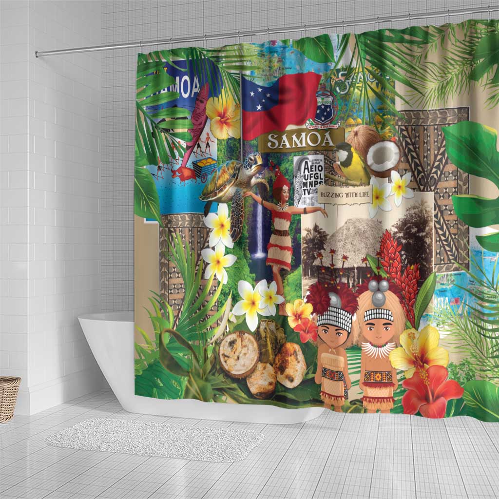 Samoa Culture Shower Curtain Embracing The Spirit