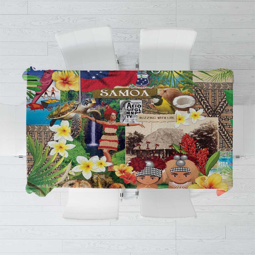 Samoa Culture Tablecloth Embracing The Spirit