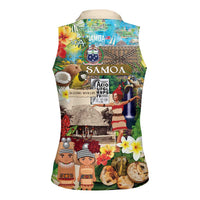 Samoa Culture Women Sleeveless Polo Shirt Embracing The Spirit LT05 - Polynesian Pride