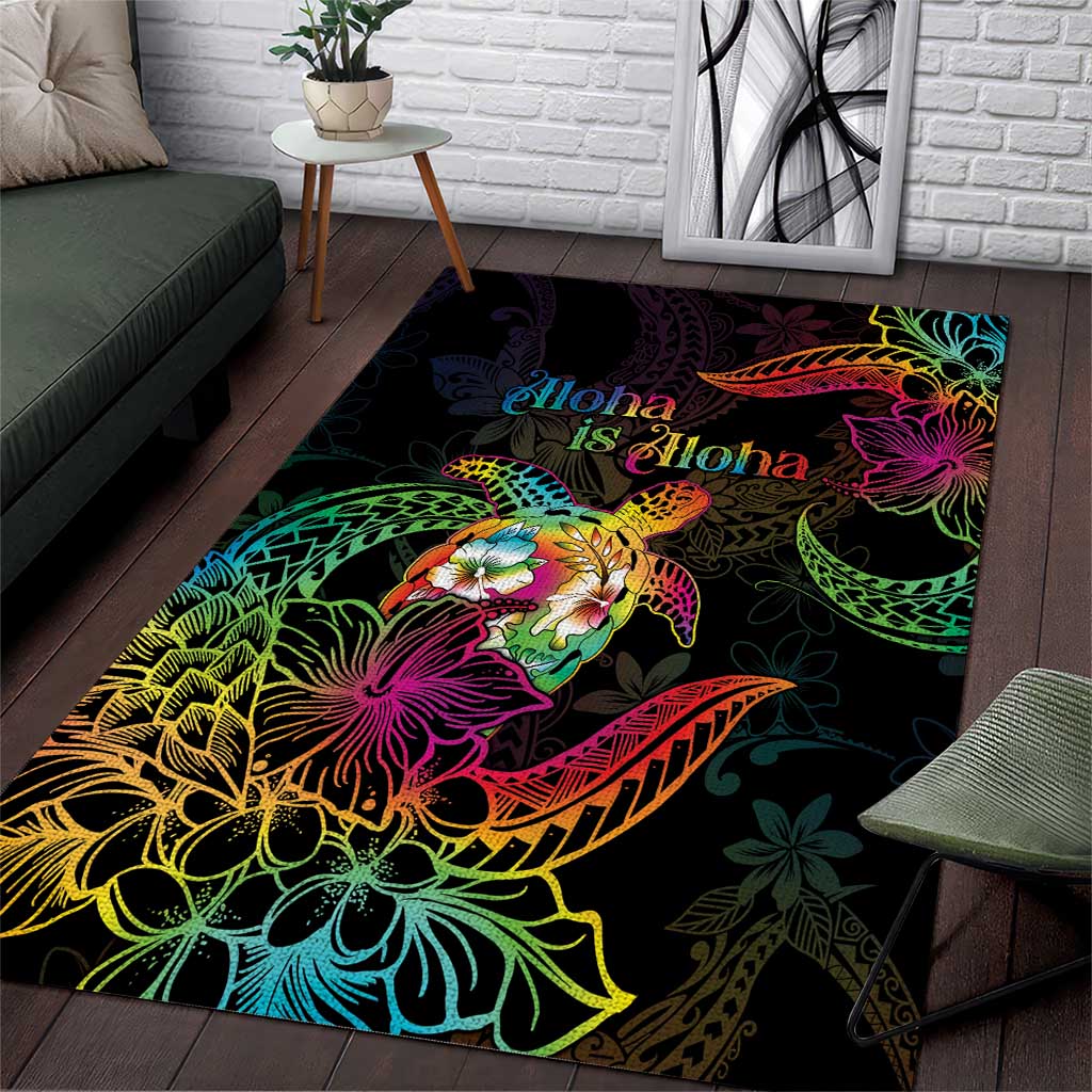 Hawaii Pride Area Rug Aloha Is Aloha