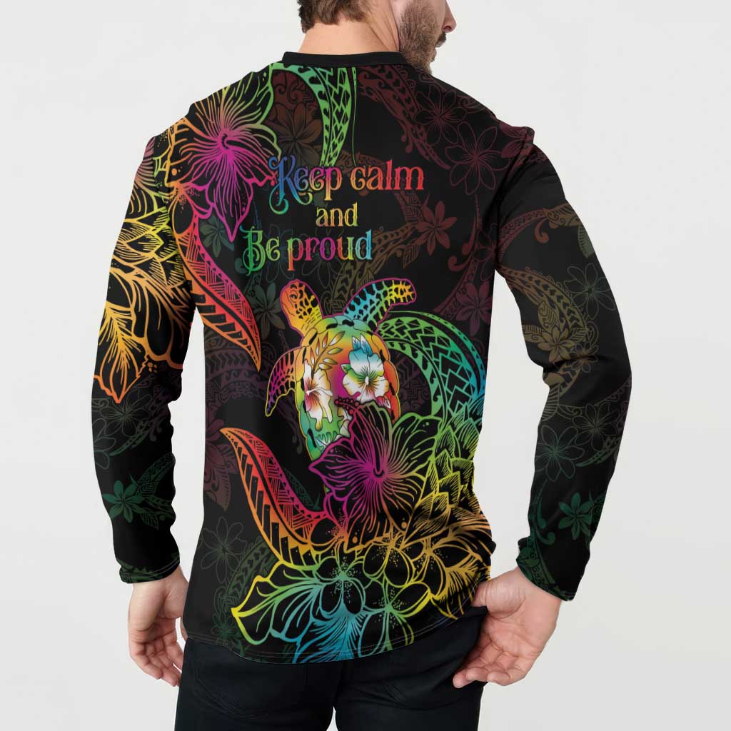 Hawaii Pride Button Sweatshirt Aloha Is Aloha
