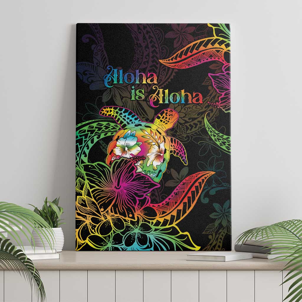 Hawaii Pride Canvas Wall Art Aloha Is Aloha