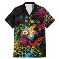 Hawaii Pride Family Matching Mermaid Dress and Hawaiian Shirt Aloha Is Aloha