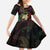 Hawaii Pride Family Matching Short Sleeve Bodycon Dress and Hawaiian Shirt Aloha Is Aloha