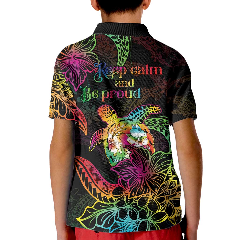 Hawaii Pride Kid Polo Shirt Aloha Is Aloha