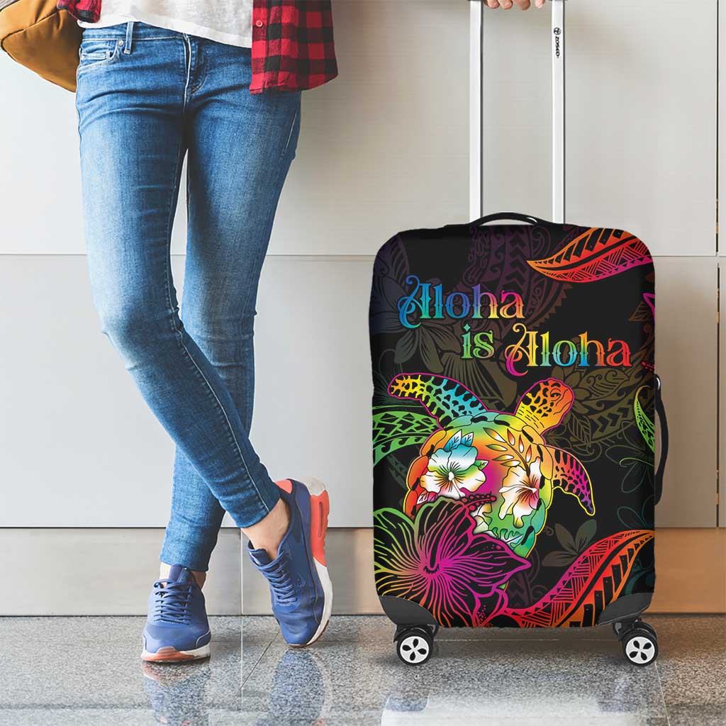 Hawaii Pride Luggage Cover Aloha Is Aloha