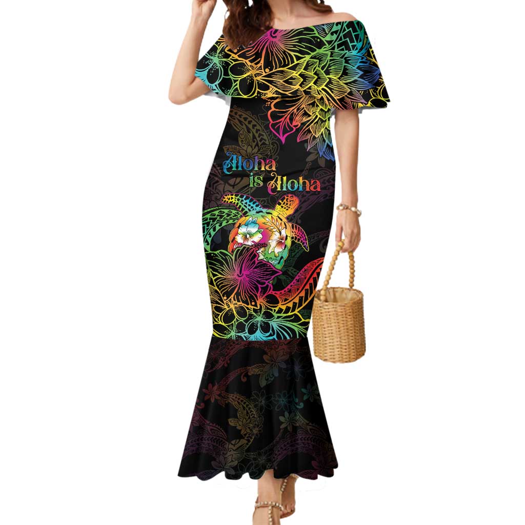 Hawaii Pride Mermaid Dress Aloha Is Aloha