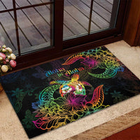 Hawaii Pride Rubber Doormat Aloha Is Aloha