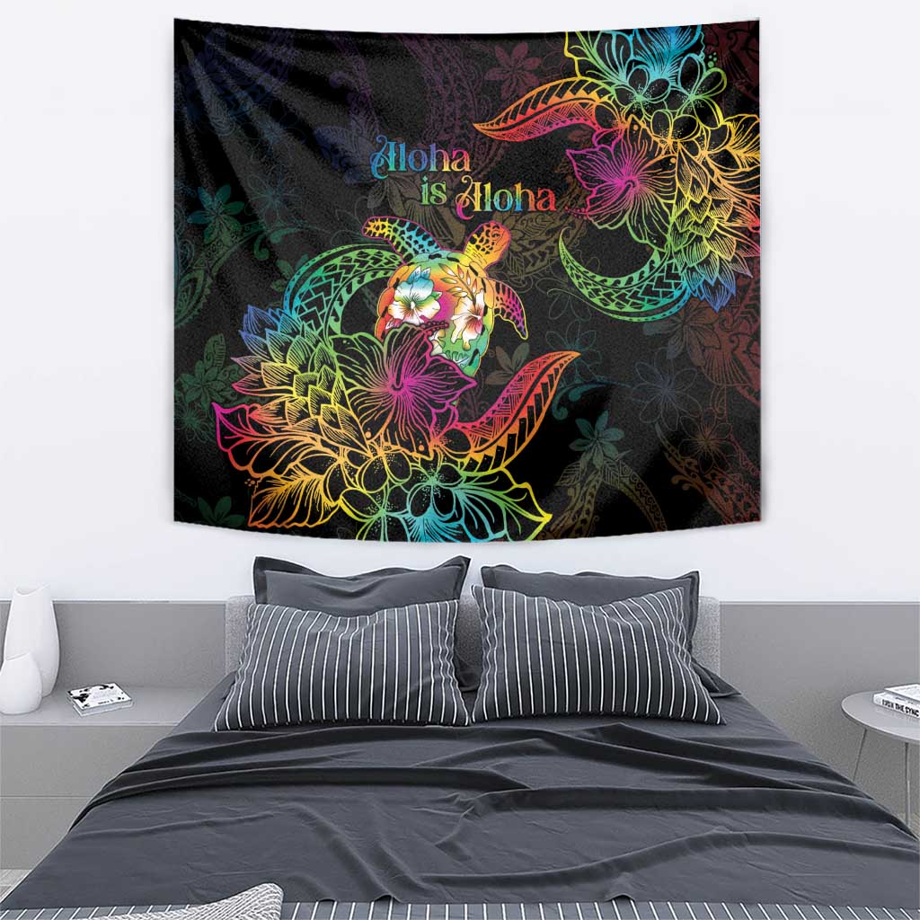 Hawaii Pride Tapestry Aloha Is Aloha