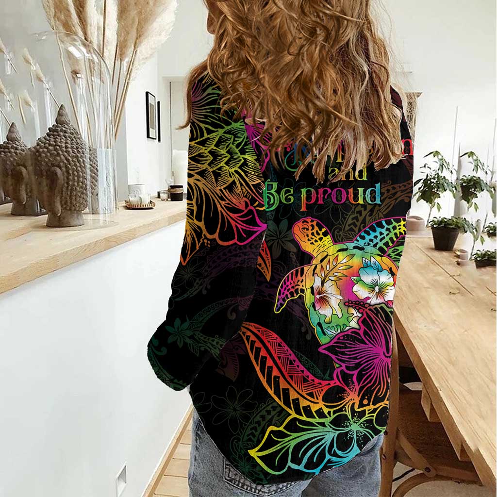 Hawaii Pride Women Casual Shirt Aloha Is Aloha