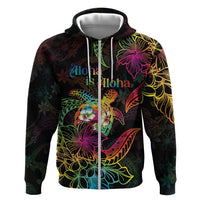 Hawaii Pride Zip Hoodie Aloha Is Aloha