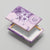 Hawaii Tapa Pattern With Violet Hibiscus Canvas Wall Art