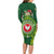 Personalized American Samoa Manua Cession Day Family Matching Long Sleeve Bodycon Dress and Hawaiian Shirt Up Up The Moa