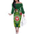 Personalized American Samoa Manua Cession Day Family Matching Off The Shoulder Long Sleeve Dress and Hawaiian Shirt Up Up The Moa