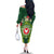 Personalized American Samoa Manua Cession Day Family Matching Off The Shoulder Long Sleeve Dress and Hawaiian Shirt Up Up The Moa