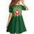 Personalized American Samoa Manua Cession Day Family Matching Off Shoulder Short Dress and Hawaiian Shirt Up Up The Moa