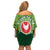 Personalized American Samoa Manua Cession Day Family Matching Off Shoulder Short Dress and Hawaiian Shirt Up Up The Moa