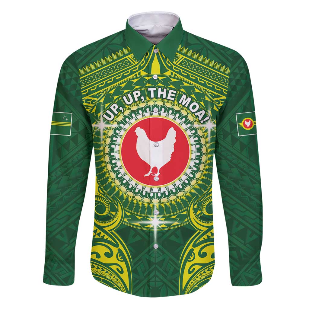 Personalized American Samoa Manua Cession Day Family Matching Puletasi and Hawaiian Shirt Up Up The Moa