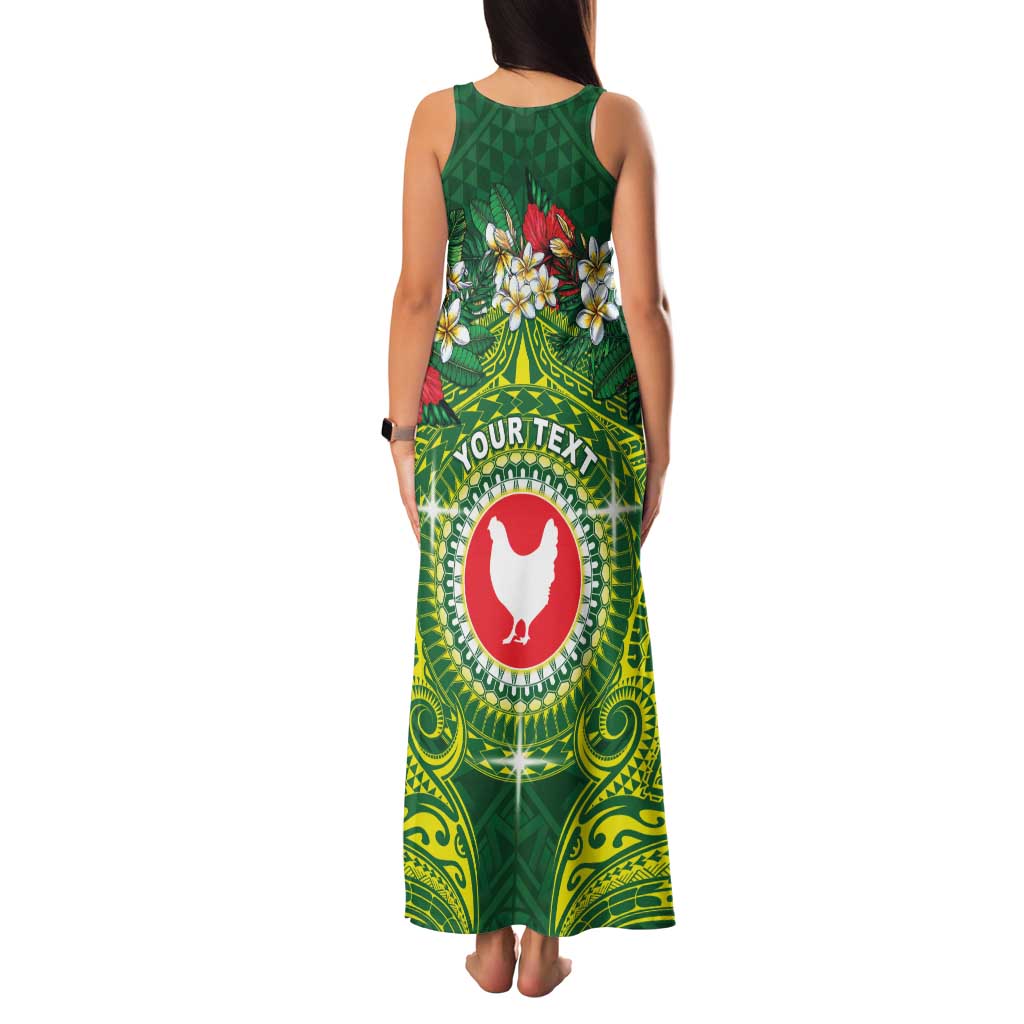 Personalized American Samoa Manua Cession Day Family Matching Tank Maxi Dress and Hawaiian Shirt Up Up The Moa