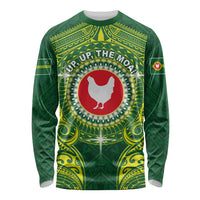 Personalized American Samoa Manua Cession Day Long Sleeve Shirt Up Up The Moa