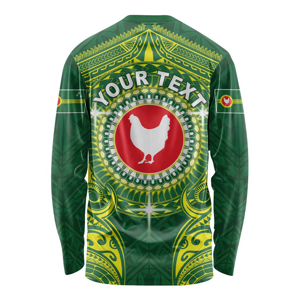 Personalized American Samoa Manua Cession Day Long Sleeve Shirt Up Up The Moa
