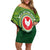 Personalized American Samoa Manua Cession Day Off Shoulder Short Dress Up Up The Moa