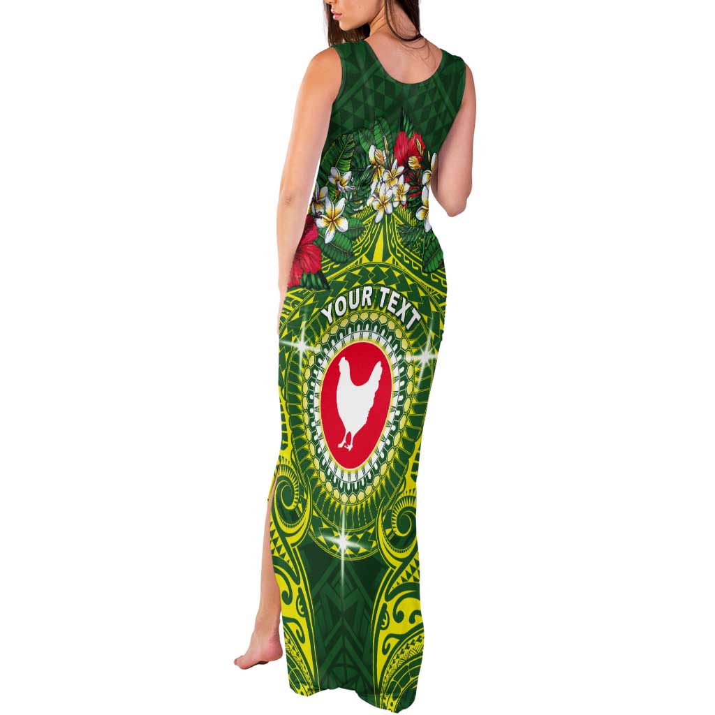 Personalized American Samoa Manua Cession Day Tank Maxi Dress Up Up The Moa