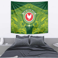 American Samoa Manua Cession Day Tapestry Up Up The Moa