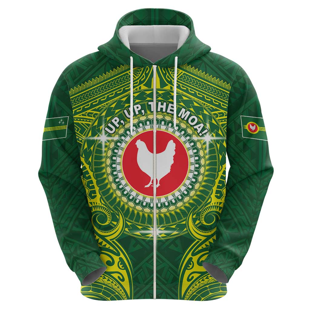 Personalized American Samoa Manua Cession Day Zip Hoodie Up Up The Moa